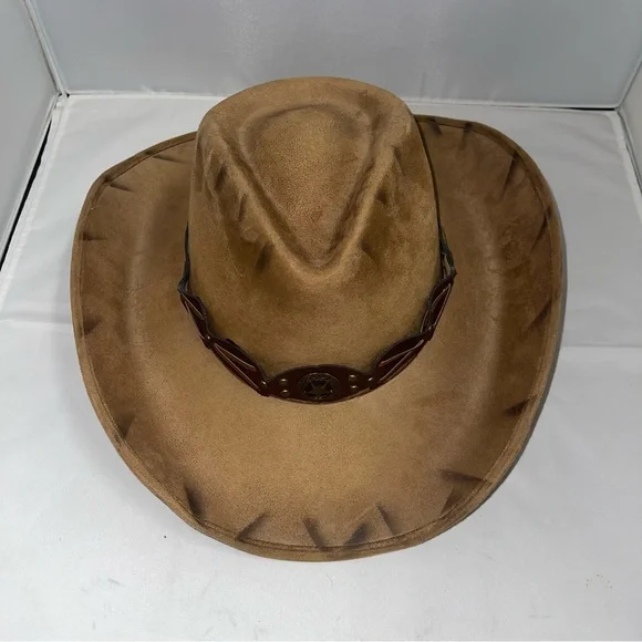 Brown Western Cowboy Hat - Picture 3 of 6